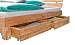 Produktbild Relita KB2144418 Bettschubladen Set Julia, Maße 88 x 21 x 65 cm, Eiche massiv natur geölt