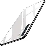 TheGiftKart Luxurious Glass Back Case Cover for Oppo F15 | Soft Edge Protective TPU Bumper | Stunning Design (White Glass)