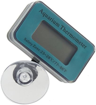 Vonraech Digital Aquarium Thermometer Lcd Digital Submersible Fish Tank Blue
