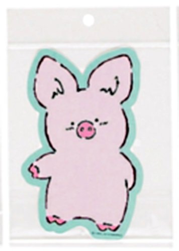 Zashikibuta Pig Sanrio 50th Anniversary Big Sticker Desertcart