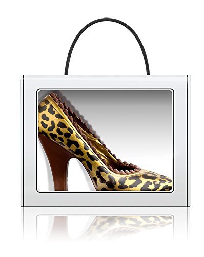 Preisvergleich Produktbild Arko High-Heel "Leopard", Edelzartbitter-Schokolade, 120 G