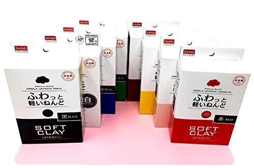 Daiso Japón 8 Conjunto De Arcilla Suave Hecho En Japón Por AMETSUS