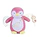 Produktbild starter Pinguin Spielzeug, Baby Bluetooth Sound und Licht der kleine Pinguin Simulation Plüsch Komfort Puppe frühe Bildung Lernspielzeug für Baby Shower Geschenke mit Nachtlicht Schlafmittel