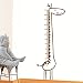 WONZOM Brown Giraffe Height Measure Chart Vinyl Removable Home Decor Kids Child Room Nursery Door DIY Wall Poster Stickers Decal Mural