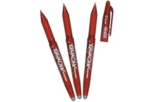 Pilot Frixion Tintenroller (radierbar) 3 Stück Conipa-Set Auswahl (Rot)