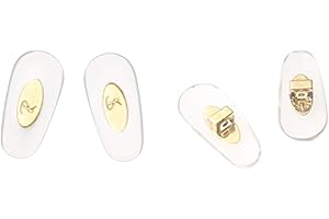 HICYCLE2 Replacement Push-in Nose Pads for Ray-Ban RB6335 Glasses Repair Kits,Bonus Lens Cloth