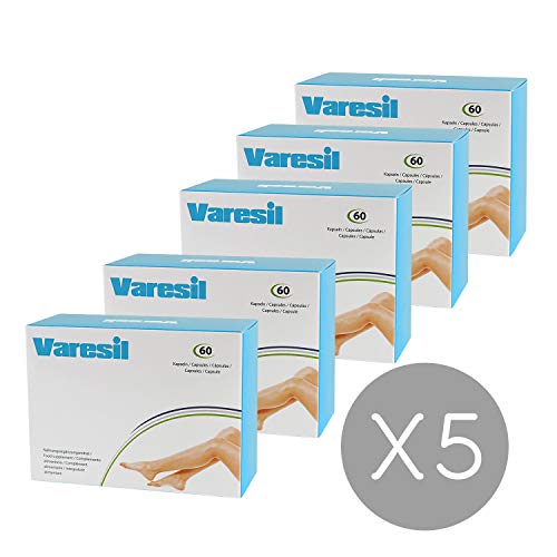 Varices - 5 Varesil Pills: Pastillas para prevenir las varices