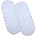 BabyPrem 2 Fitted Cotton Moses Basket Sheets (73-76 x 28-30cm) WHITE MOON STARS