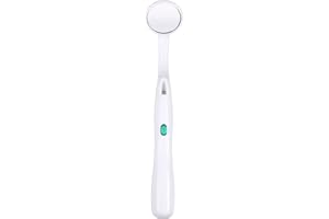 EXCEART Miroir Dentaire avec La Lumière Anti- Brouillard Bouche Miroir Dents D' inspection LED Miroir Anti Brouillard Courbe Angle Dentiste Oral Care Outil pour Maison de Soins Dentaires