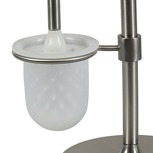 Kela 20118, WC-Bürstentopf und Papierhalterung, Toilettengarnitur, Metall, Wega, 79cm, Silber Matt - 4