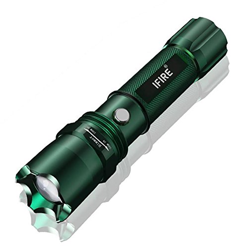 Toogh 300 Lumen Cree Led Taschenlampe/3 Lichtmodi Superhelle Wasserdicht Indoor und Outdoor Camping Led Lampe/Wiederaufladbare und Einstellbaren Fokus / Mini Pocket Handlampe - 2