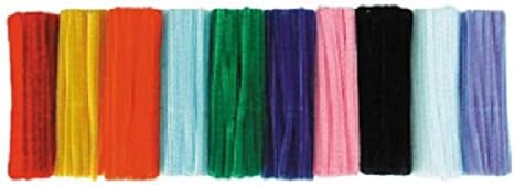 Chenille Stems Pipe Cleaners choose colour and quantity (20, Red)