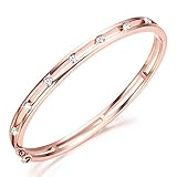 ♦Pulsera brazalete oro rosa para mujeres♦ Cualquier problema, contáctenos primero Haremos todo lo posible para ayudarte y creemos que estas pulseras swarovski te darán una experiencia y una impresión totalmente diferentes.