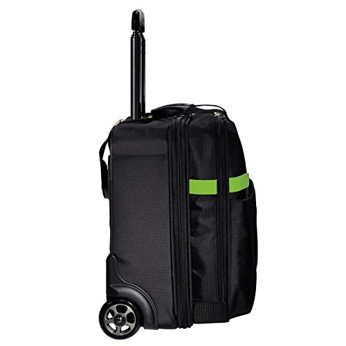 Leitz Business Softcase Handgepäck-Trolley (Smart Traveller, 19 Fächer, 44 x 37,5 x 23 cm, Polyester/Metall/Leder, Complete), Schwarz, 60590095 - 12