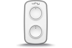 WHY EVO MINI Telecomando rolling code multifrequenza da 300 a 868 mhz, apricancello autoapprendente programmabile, radiocomando ad ampio raggio, 4 pulsanti