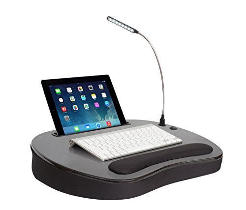 Sofia+Sam Lapdesk mit USB-Licht (Schwarz)