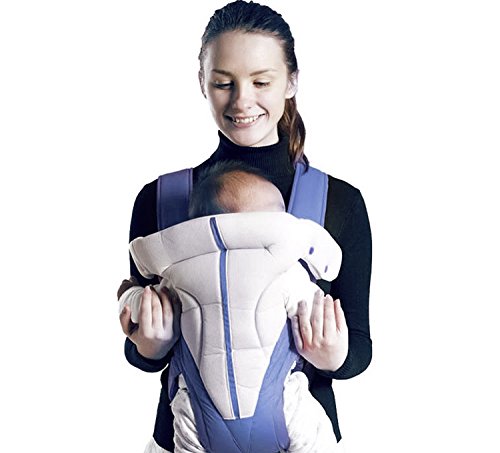 Youlanda 3 Positionen Babytrage als Bauchtrage, Baby Carrier, Rückentrage und Hüfttrage mit Kopfunterstützung für Neugeborene, Säugling und Kleinkinder - 4