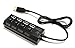 Produktbild USB 2.0 Hub 4 Port Plug Aktiv Ladegerät Verteiler mit Schalter für Handy Tablet iPad PC Laptop Notebook