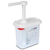 Spender im Gastronormmaß 1/6 und 1/9, pro Hub 30 ml.