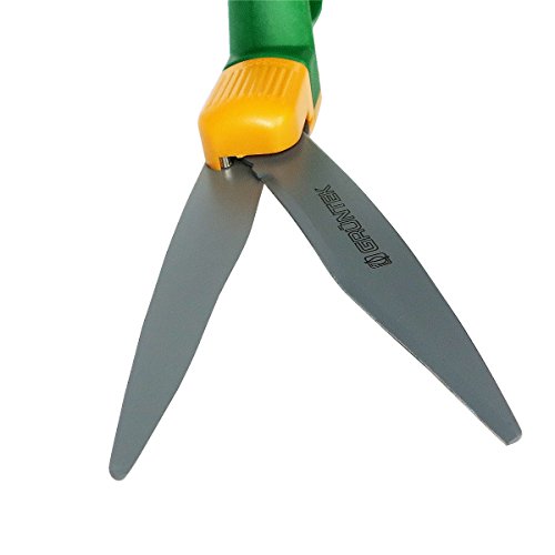 GRÜNTEK Teflon Rasenschere 360° drehbare Schneidekopf , Grasschere SEGLER 380 mm, Ergo-Griffe. Klingen Teflon beschichtet, GELD-ZURÜCK-GARANTIE 30 Tagen! Grasschere EINFÜHRUNGSPREIS !! - 5