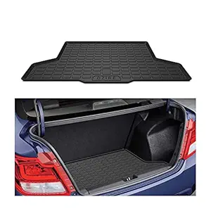 Amazon Brand- Eono Car Boot Dicky Trunk Mats Accessories Compatible for Dzire (2017/2018/2019-2020/2021) Black