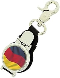 Boxx Gents German Flag Picture Keyring Fob Watch With Magnetic Closure Boxx351