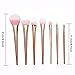 Ularma 7Pcs Set Professional Brush High Brushes set Make Up Blush Brushes Makeup Brush (Rose Gold)