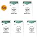 Produktbild Kreditkartenhüllen 5er Family-Pack (5 Stück, RFID, NFC, weiß, Kunststoff, 1,2mm dünn) für Kreditkarte, EC Karte, Personalausweis, Bankkarte - RFID Blocker gegen unerlaubtes Auslesen Ihrer Daten