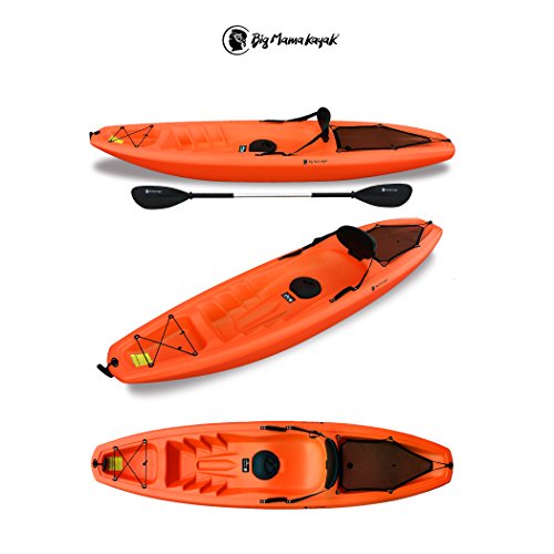 Gil Big Mama Kayak - Canoa Da 266 Cm + 1 Gavone + 1 Pagaia + 1 Seggiolino + 1 Ruotino ( Colore ARANCIO))