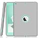 Produktbild Neue iPad 9,7 2017 Fall, aoker DREI Layer [New] Heavy Duty stoßfest High Impact resistent Armor Defender Full Body Schutzhülle für Apple Neue iPad 24,6 cm (2017 Version), Grey Mint