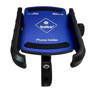 BOBO BM4 Jaw-Grip Waterproof Bike / Motorcycle / Scooter Mobile Phone Holder Mount, Ideal for Maps and GPS Navigation (Blue)