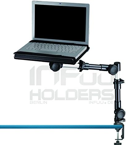 Laptop Table Mount Laptop Macbook Ultrabook Clamp Universal Sturdy Metal Infuu Holders 001 – T