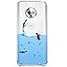Produktbild Ysimee kompatibel mit Moto G6 Plus Hülle [Shock Proof], Durchsichtig TPU Kratzfest Schutzhülle Soft Gel Silikonhülle Bumper EINWEG Ultradünn Weiche Silikon Hülle[Ultra transparent] - Pinguin