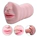 Produktbild ZEMALIA Masturbieren, Masturbator mit 3D Mund und Zunge, Taschenmuschi für Männer, realistisches oralsex genießen
