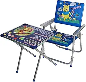 S.S Steelo Art Kids Favourite Study Table & Chair (Blue)