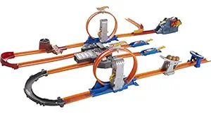 Hot Wheels Track Builder Total Turbo Takeover Track Set