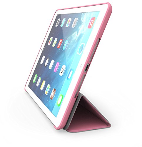 Khomo iPad Mini 1, 2, 3 Hülle Case Rosa Gehäuse mit doppelten Schutz ultra dünn und leicht, Smart Cover – Dual Pink - 5