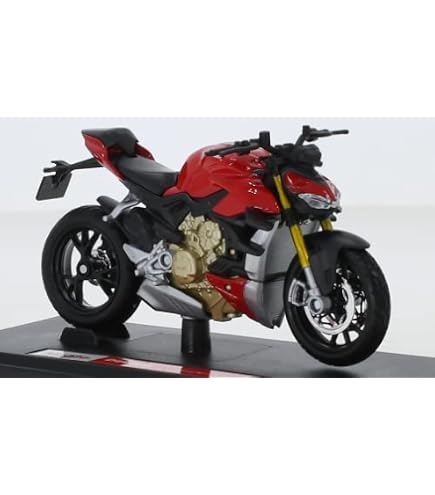 Ducati Streetfighter V4 Modello Scala 1:18 – Miniatura Moto Nuda, Collezionabile, Regalo Motociclista