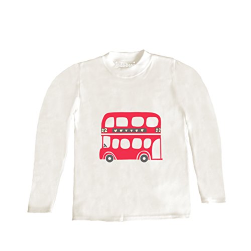Inda-Bayi Baby-Toddler-Kids Heavy Cotton Long Sleeve T Shirt - london bus