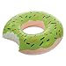 Produktbild Smartfox Schwimmring aufblasbarer XXL Schwimmreifen Doughnut Donut mit Biss - Ø 100cm in grün