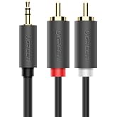 Ugreen 3.5mm AUX RCA Audio Cable, 3 Meters