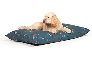 Danish Design Teal Woodland Stag Machine Washable Deep Filled Dog/Puppy Deep Duvet Medium