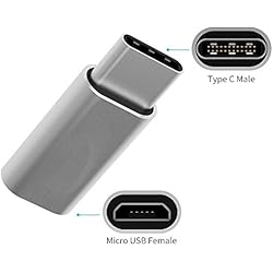 Samsung Galaxy A8 Plus 2018 USB Type-C To Micro USB Adapter for Micro USB to USB Type C (USB 3.1) Adapter Original Adapter | USB Data Charging Adapter | Type-C to Micro USB Charger Adapter USB 3.1 | Portable Charging & Hi-speed USB 3.1 Type C Male to Micro USB Female Converter Connector Adapter | USB Type-C To Micro USB Adapter| High Speed Charging Adapter Convertor Connector (MULTI COLOUR)