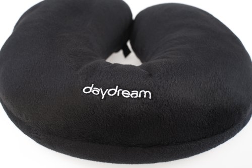 daydream: Design Reise-Nackenkissen (mit Memory Foam), schwarz - 4
