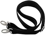 tragegurt schwarz Längenverstellbar Universal Tragegurt für diverse Taschen mit 2 Karabinerhaken in Schwarz in verschiedenen Designs (Modell 2)