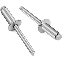 100pcs 1/8 X 3/8 Aluminum Blind Rivets - Black, 3.2x10mm Pop Rivets For DIY & Repair - View #4
