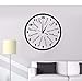 Price comparison product image Adesivi muraliVinile Adesivo Fitness Club Orologio da parete Sticker Nuovo Design Sport Orologio Viinyl Wall Art Murale Sports Motivazione Decor 57x57cm
