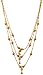 Handicraft Kottage Brass Gold Plated Multi-Strand Chain for Women (ACH 027) RS.239.00