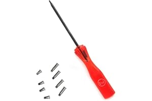 PARDARSEY Replacement 8 pcs Bottom Case Cover Screw Screws + Screwdriver for MacBook Pro M1 M2 M3 Pro/Max Retina 14'' A2442 A2779 A2992 A2918, 16'' A2485 A2780 A2991 2021-2023 Year (Silver)