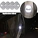 Produktbild 4 Stück AutoTürschloss Schutzhülle Innenraum Schutz Zubehör Kunststoff Reflektierenden Türschlossabdeckung für Accord Odyssey N Box CIVIC VEZEL CR-V Weiß